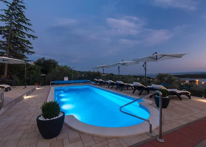 Family-friendly With Swimming Pool Punat, Krk - 5345 *