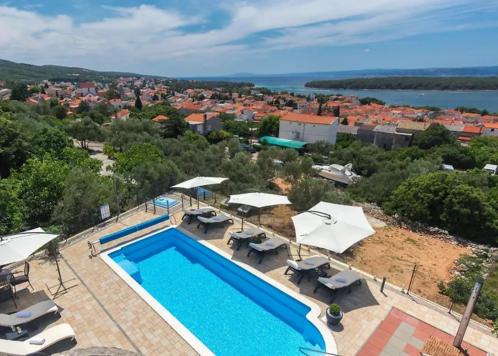 Apartament Family-friendly With Swimming Pool Punat, Krk - 5345 Punat