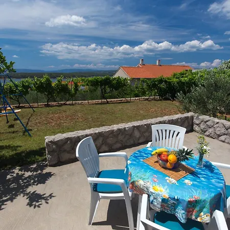 Family-friendly With Swimming Pool Punat, Krk - 5345 Apartmán